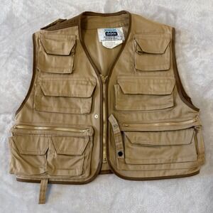 Stansport Outdoorsman Fishing Vest‎ Hiking Camping Utility Pockets Small